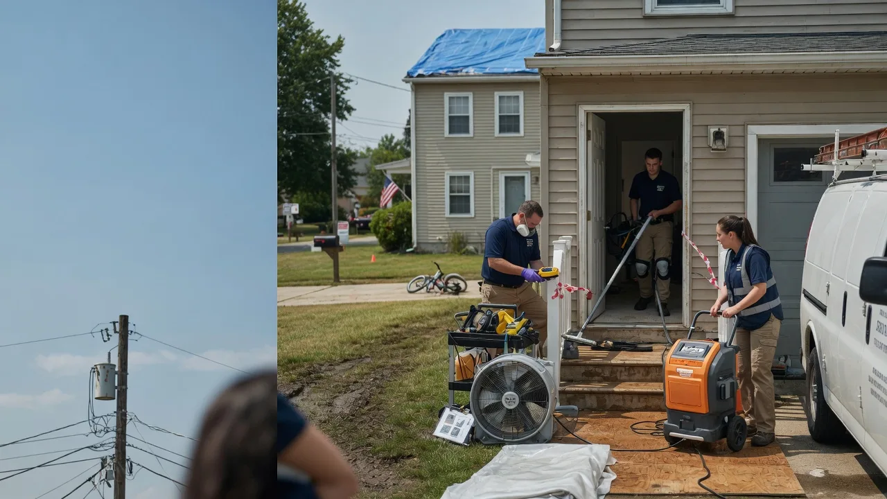 Water Damage Repair in Burkettsville, OH near me